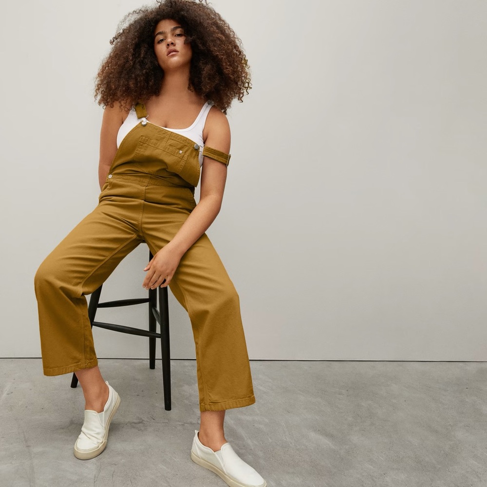 Everlane The Canvas Overalls size 16